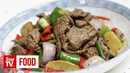 Retro Recipe: Black pepper beef