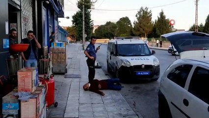 Fare zehri içip intihar ettiğini söyledi, polisi arayıp yardım istedi