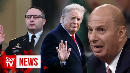 Trump ousts two officials who testified against him