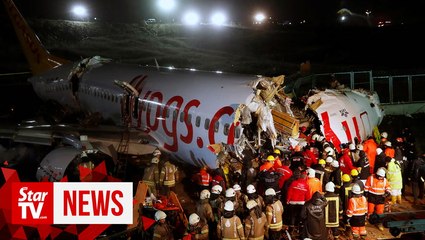 Plane crashes after landing in Istanbul, 21 injured