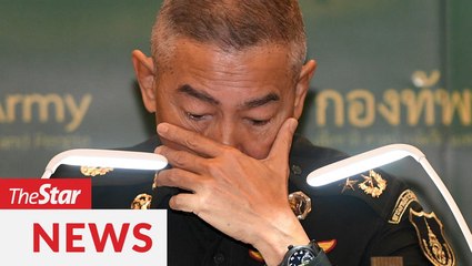 Download Video: Thai army chief in tearful apology for mass shooting by rogue soldier