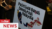 Protestors gather at Dataran Merdeka, calling for 'people power' over political situation