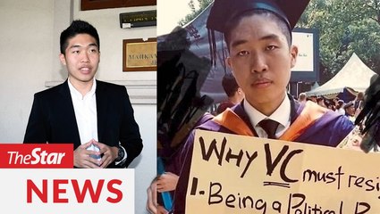 Student activist charged over UM convocation protest