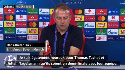 Demies - Flick "heureux" de retrouver d'autres entraîneurs allemands dans le dernier carré
