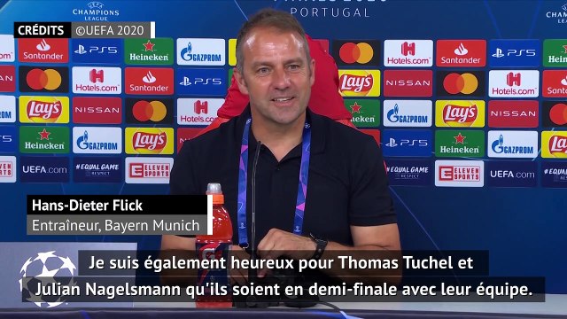 Demies - Flick heureux de retrouver d'autres entraîneurs allemands dans le dernier carré