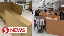 Japan's Narita Airport offers cardboard beds for travellers awaiting coronavirus all-clear