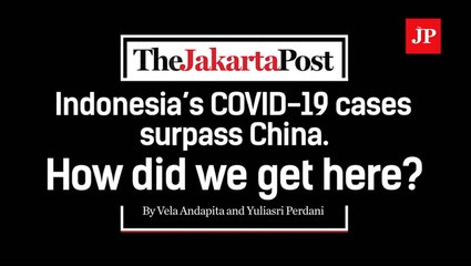 The Jakarta Post | Indonesia’s COVID-19 cases surpass China