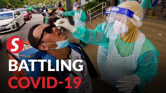 Covid-19: Food delivery riders take swab test