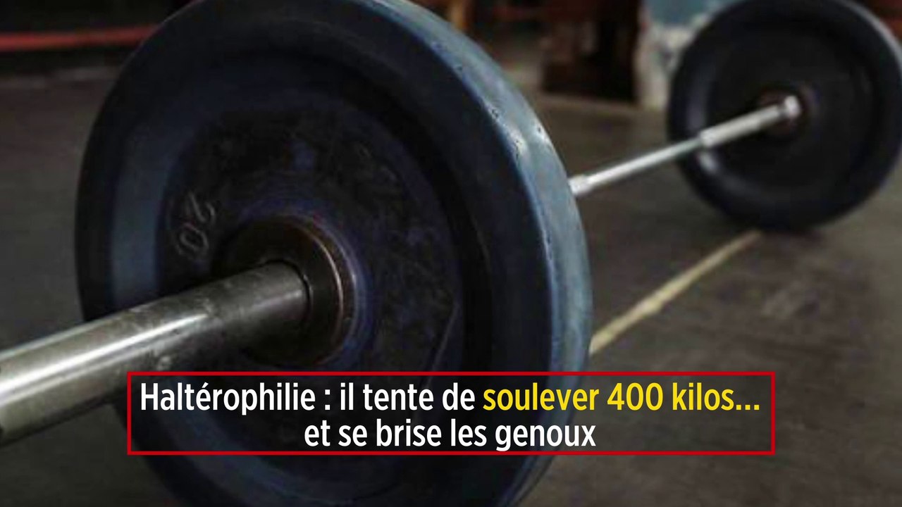 Haltérophilie : il tente de soulever 400 kilos… et se brise les genoux