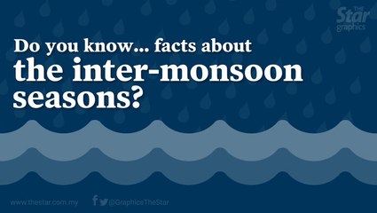 Do you know...facts about the inter-monsoon seasons?
