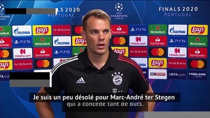 Quarts - Neuer attristé de voir son rival allemand ter Stegen concéder huit buts