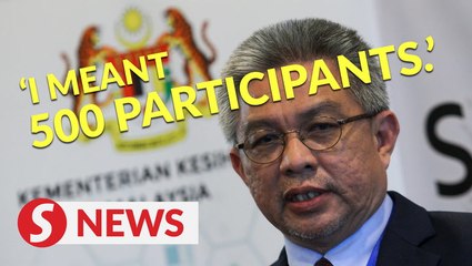 Adham Baba: I misspoke, I meant ‘500 participants’