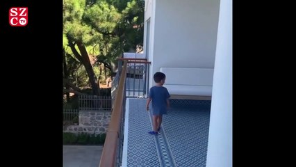 Hülya Avşar yeğeninin oğlunu eğlendirdi