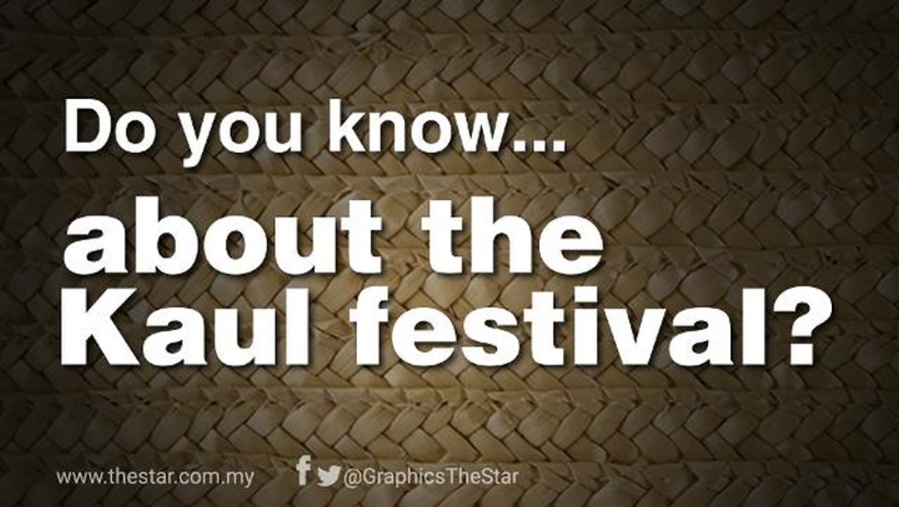 All about the Melanau festival, Kaul