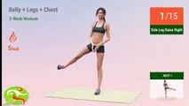 2-Week Belly   Legs   Chest Workout- Burn
