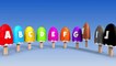 Learn Alphabet with Ice Cream Popsicles Song - Colours, Shapes and Numbers Videos Collection