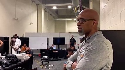 Basket-Ball - NBA - Phoenix Suns coach Monty Williams emotional speech