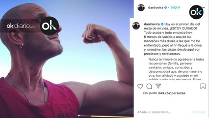 Dani Rovira cuenta en Instagram que ha ganado la batalla al cáncer