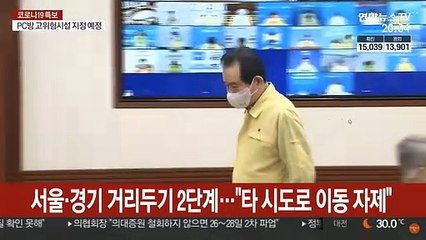 서울·경기 거리두기 2단계…"타 시도로 이동 자제"