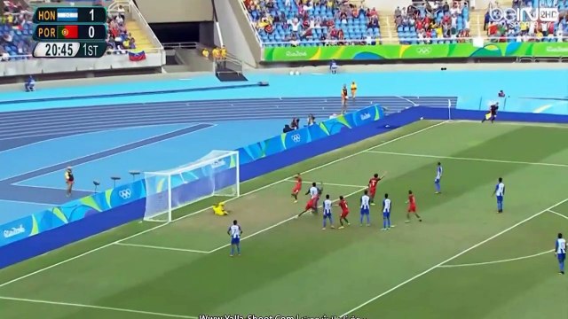 الشوط الاول مباراة البرتغال و الهوندوراس 2-1 اولمبياد 2016