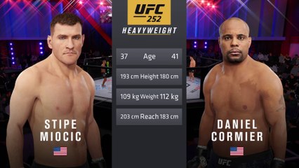 UFC 252: Miocic vs. Cormier 3 - UFC Heavyweight Title Match - CPU Prediction