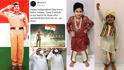 Independence Day విషెస్ తెలిపిన టాలీవుడ్ స్టార్స్ || Oneindia Telugu