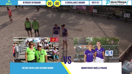 16e doublette PRUVOT/PIQUARD vs CHEVILLARD/MANON : Palavas pétanque 2020