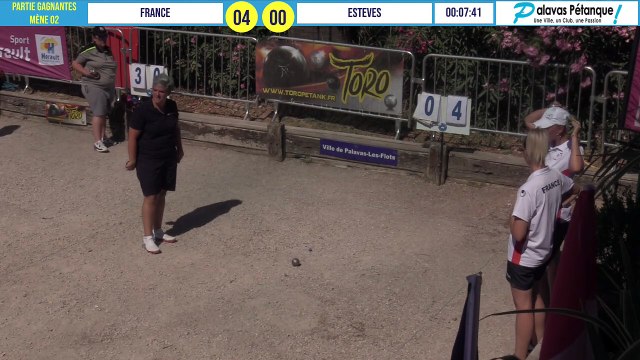 Partie des gagnantes FRANCE vs ESTEVE : Palavas pétanque 2020