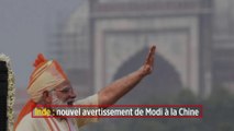 Inde: nouvel avertissement de Modi à la Chine