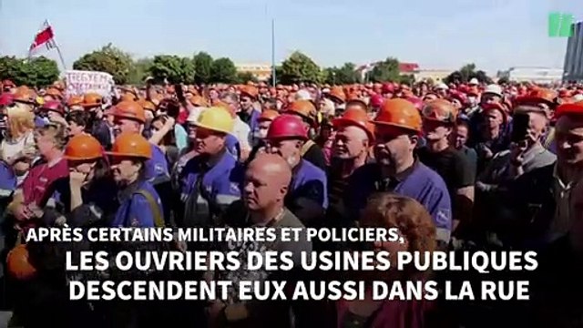 En Biélorussie, les ouvriers descendent à leur tour dans la rue pour exiger la fin de la répression