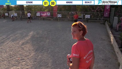16e tête-à-tête ESPAGNE vs HONGRIE : Palavas pétanque 2020