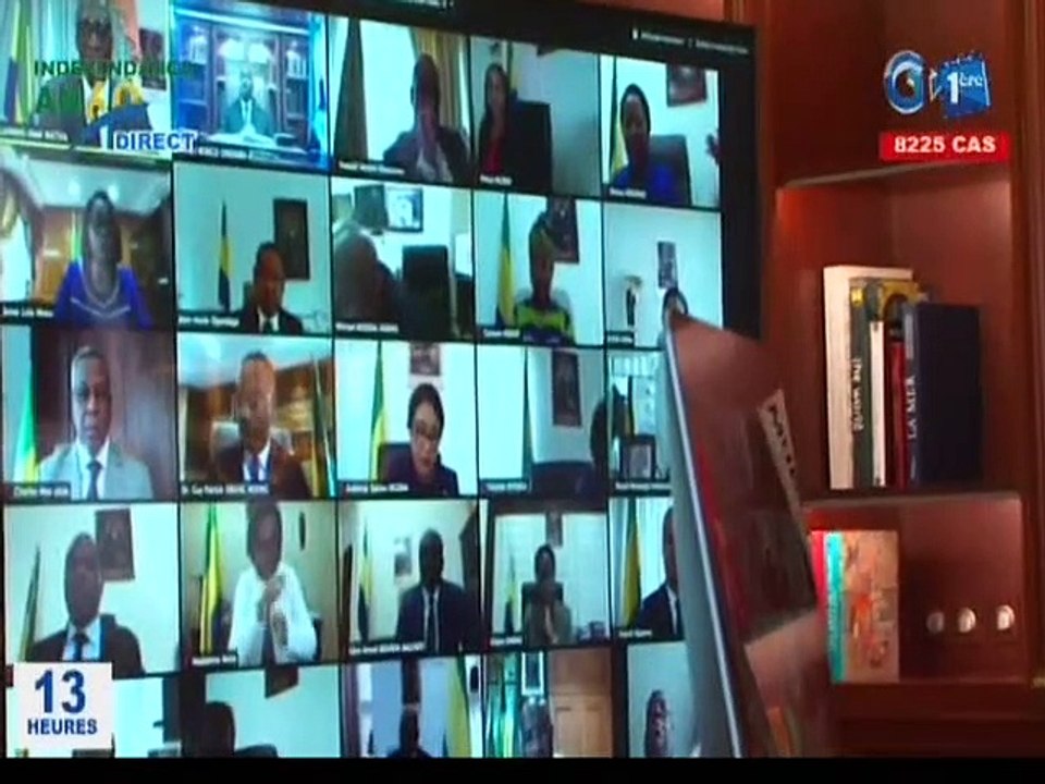 RTG/ Conseil des ministres présidé par le Chef de l’Etat Ali Bongo Ondimba par visioconférence pour les questions de développement
