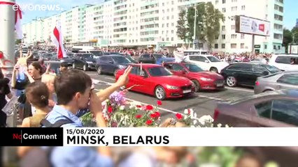 شاهد: آلاف البيلاروسيين يودعون متظاهراً قضى خلال الاحتجاجات في مينسك