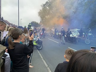 Watch 'King of Sheffield's funeral procession and see his final resting place