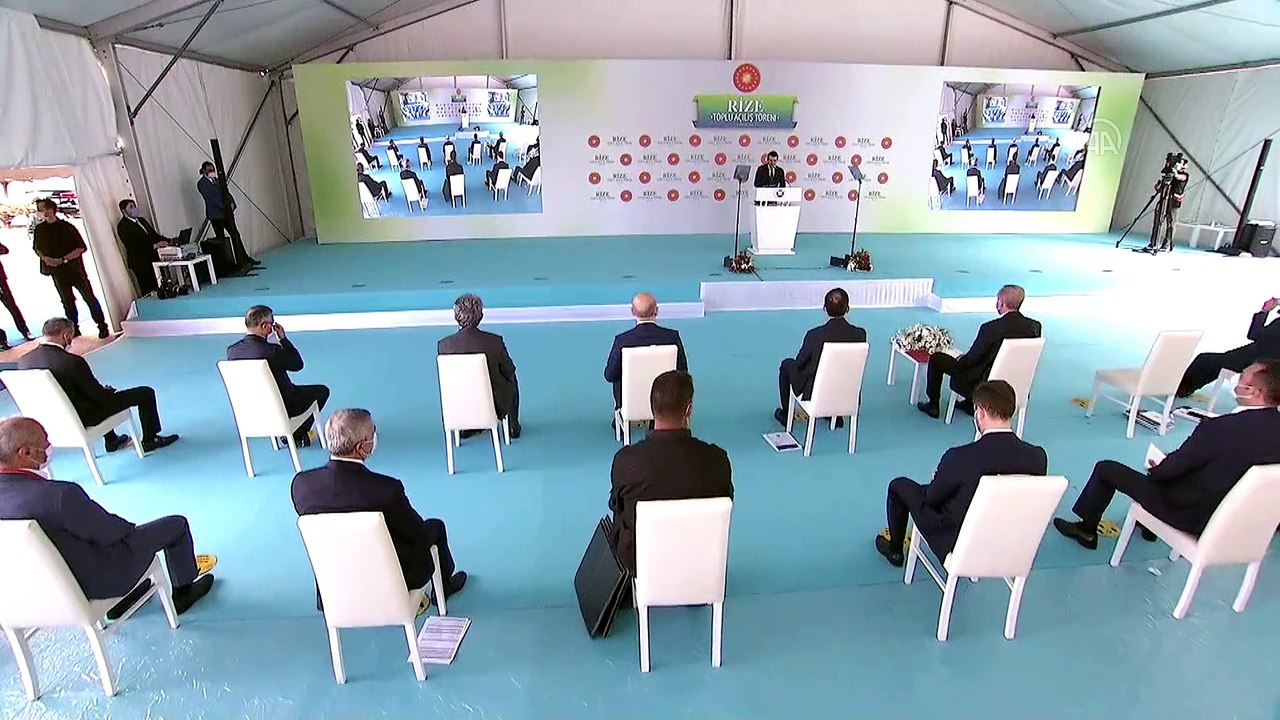 Karaismailoğlu: '2023 kalkınma hedeflerimiz doğrultusunda ülkemizin her tarafında canla başla çalışıyoruz' - RİZE