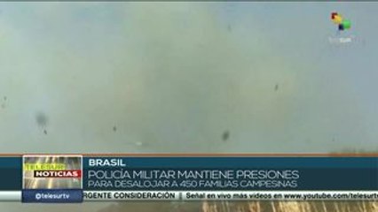 Policía brasileña agrede campamento del MST en Minas Gerais