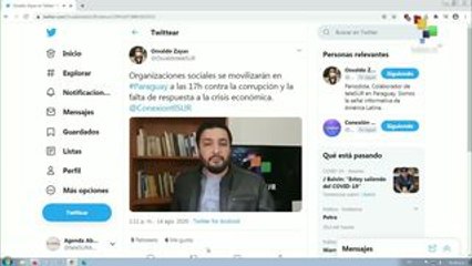 Paraguay: organizaciones sociales se movilizaran por la crisis