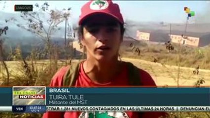 Brasil: con violencia, la Policía Militar desaloja campamento del MST