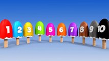 Learn Numbers with Number Ice Cream Popsicles Song - Numbers Songs for Children