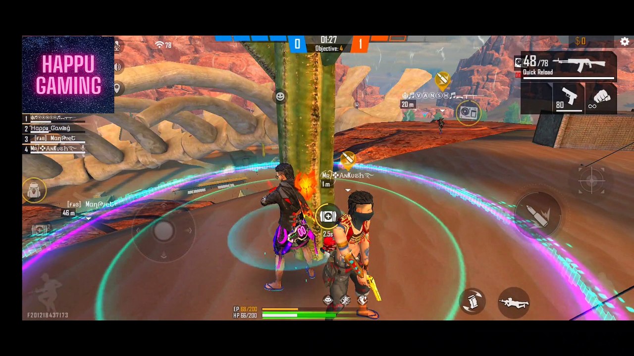 CLASH SQUAD RANKED MATCH GAMEPLAY FREEFIRE | GARENA FREE FIRE | HAPPU GAMING |