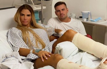 Katie Price can't sleep because of the pain from her broken feet and ankles