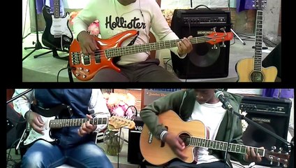 Tuotorial Bajo eres increible de miel sanmarcos, Fucion de Guitarra y Bajo
