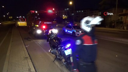 Alt geçit çıkışında devrilen otomobil 50 metre sürüklendi: 2 yaralı