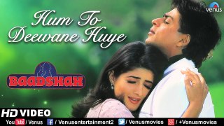 Hum To Deewane Huye -HD VIDEO - Shahrukh Khan & Twinkle Khanna - Baadshah -90's Romantic Hindi Song