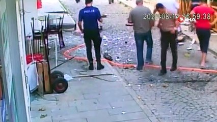 Gaz kaçağını fark edemedi, ortalık savaş alanına döndü