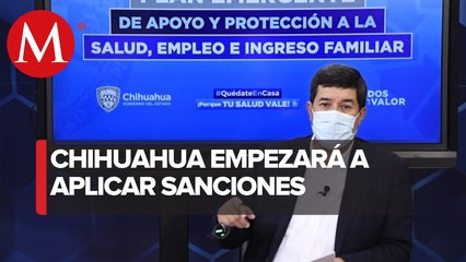 Corral advierte de sanciones si no se respetan medidas sanitarias en Chihuahua