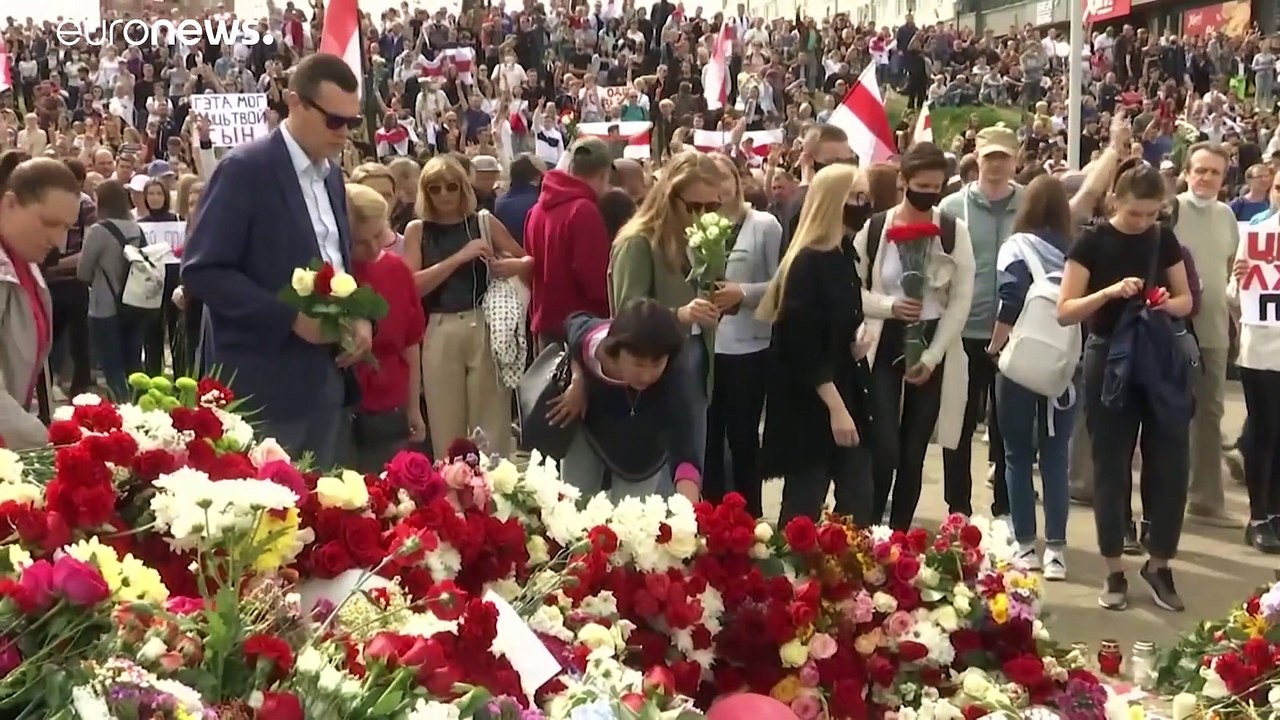 Trauerfeier für getöteten Demonstranten in Minsk - Zweifel an der Todesursache