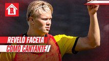 Borussia Dortmund reveló faceta de Haaland como cantante