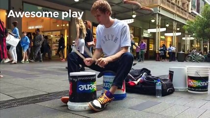 Awesome one bucket play