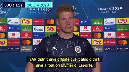 De Bruyne refuses to blame VAR for City defeat